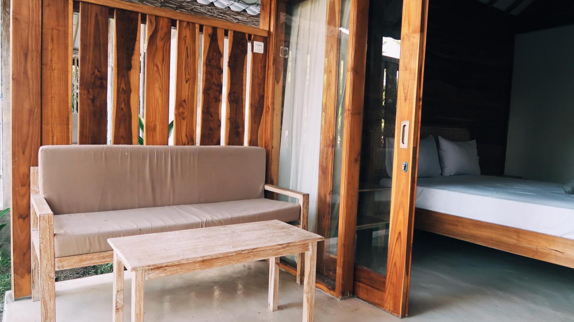 Kayu Cottage غيلي تراوانغان المظهر الخارجي الصورة